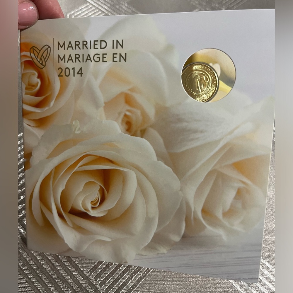 Royal Canadian Mint coin set-Married in 2014